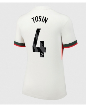 Billige Fotballdrakt Chelsea Tosin Adarabioyo #4 Replika Bortedrakt Dame 2025-26 Kortermet Billige Fotballdrakt Chelsea Tosin Adarabioyo #4 Replika Bortedrakt Dame 2025-26 Kortermet
